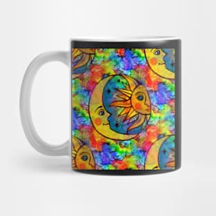 Sun N Moon Hippy Rainbow Mug